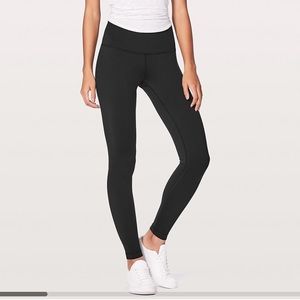 lululemon leggings w side detailing